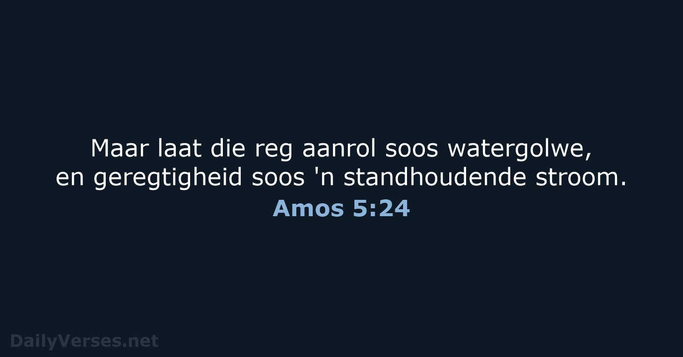 Amos 5:24 - AFR53