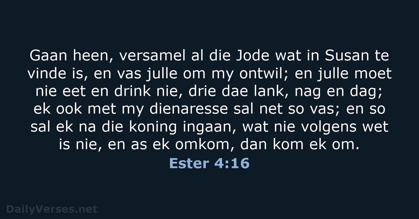 Ester 4:16 - AFR53