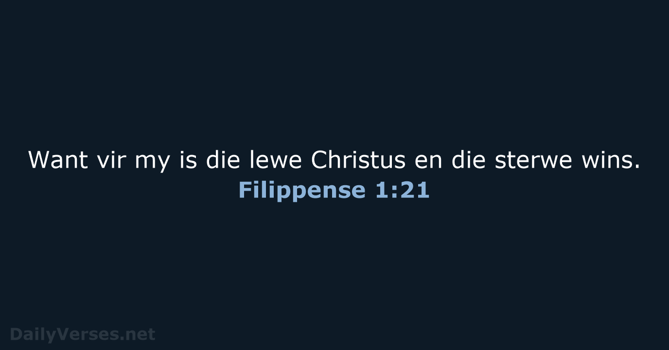 Filippense 1:21 - AFR53