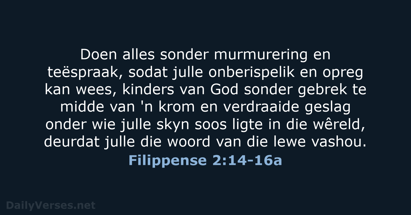 Filippense 2:14-16a - AFR53