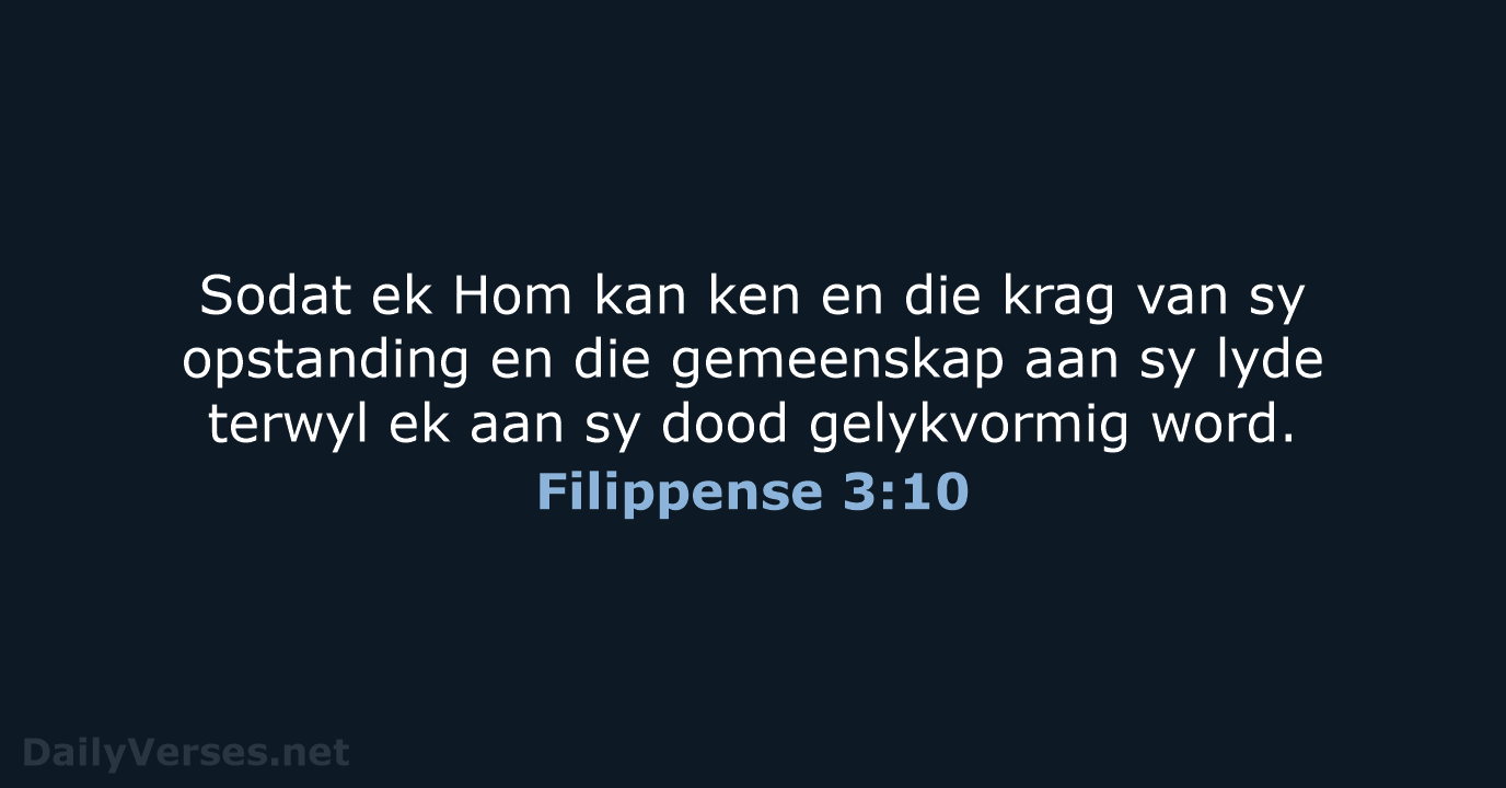 Filippense 3:10 - AFR53