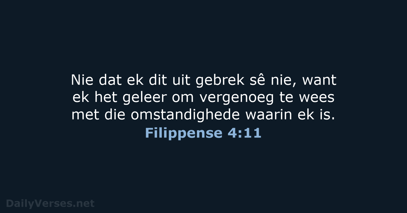 Filippense 4:11 - AFR53
