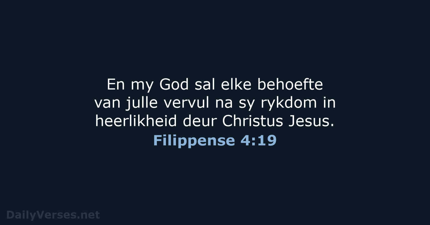 Filippense 4:19 - AFR53