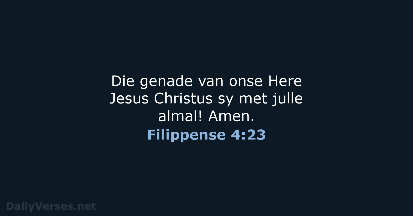 Filippense 4:23 - AFR53