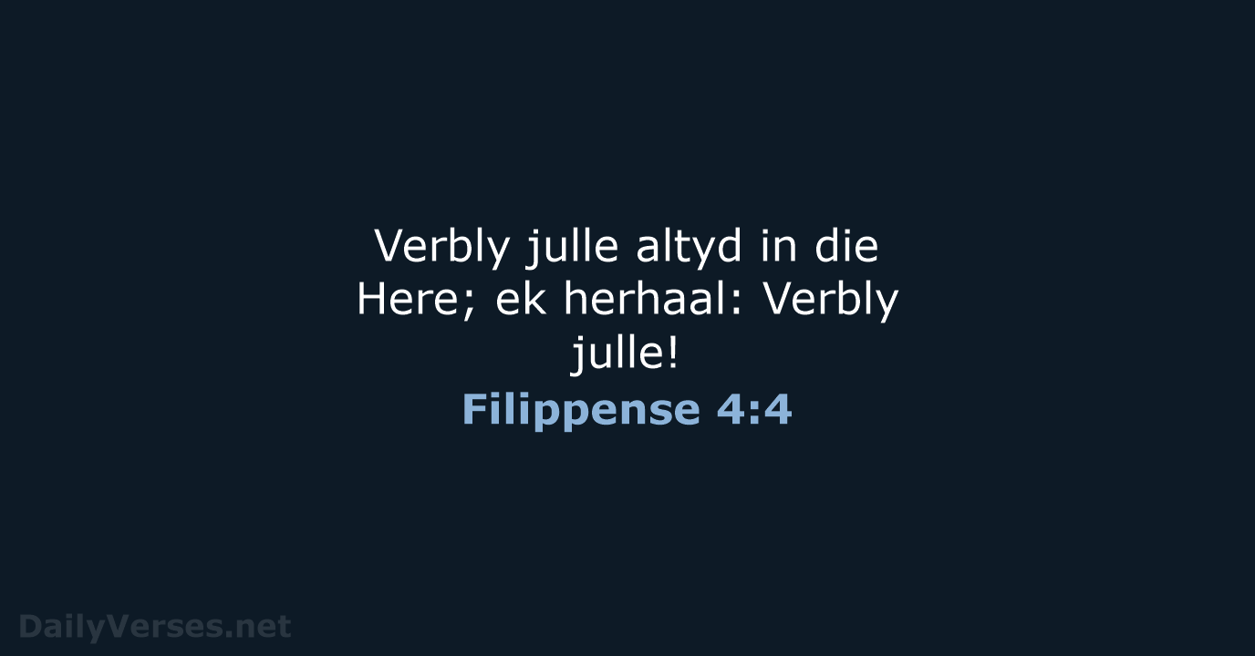Filippense 4:4 - AFR53