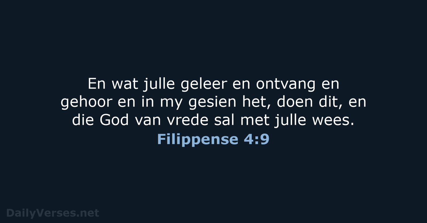 Filippense 4:9 - AFR53