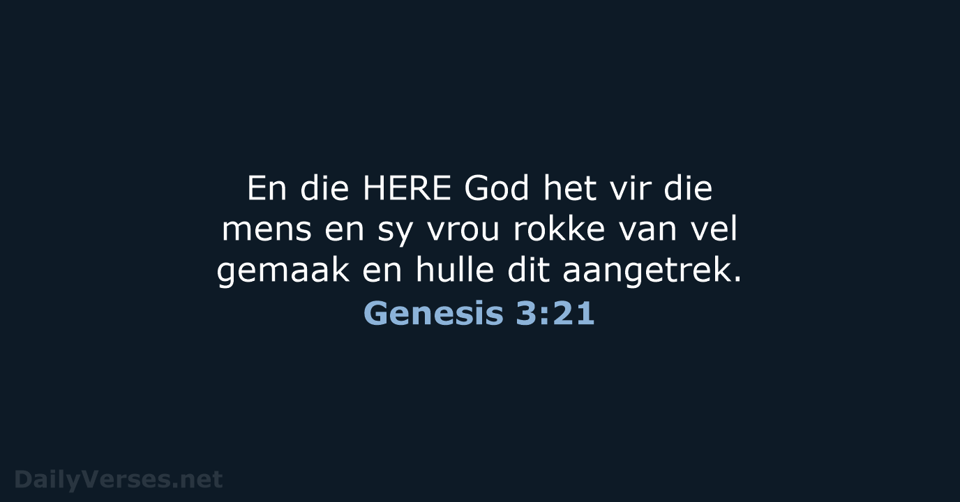 Genesis 3:21 - AFR53
