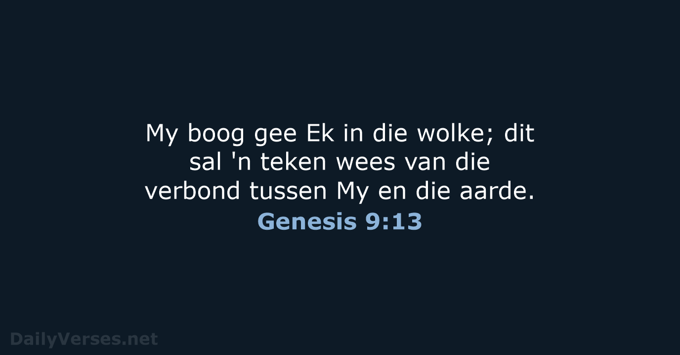 Genesis 9:13 - AFR53