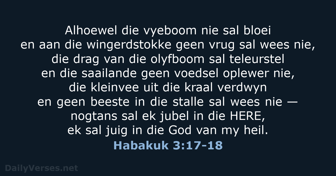 Habakuk 3:17-18 - AFR53