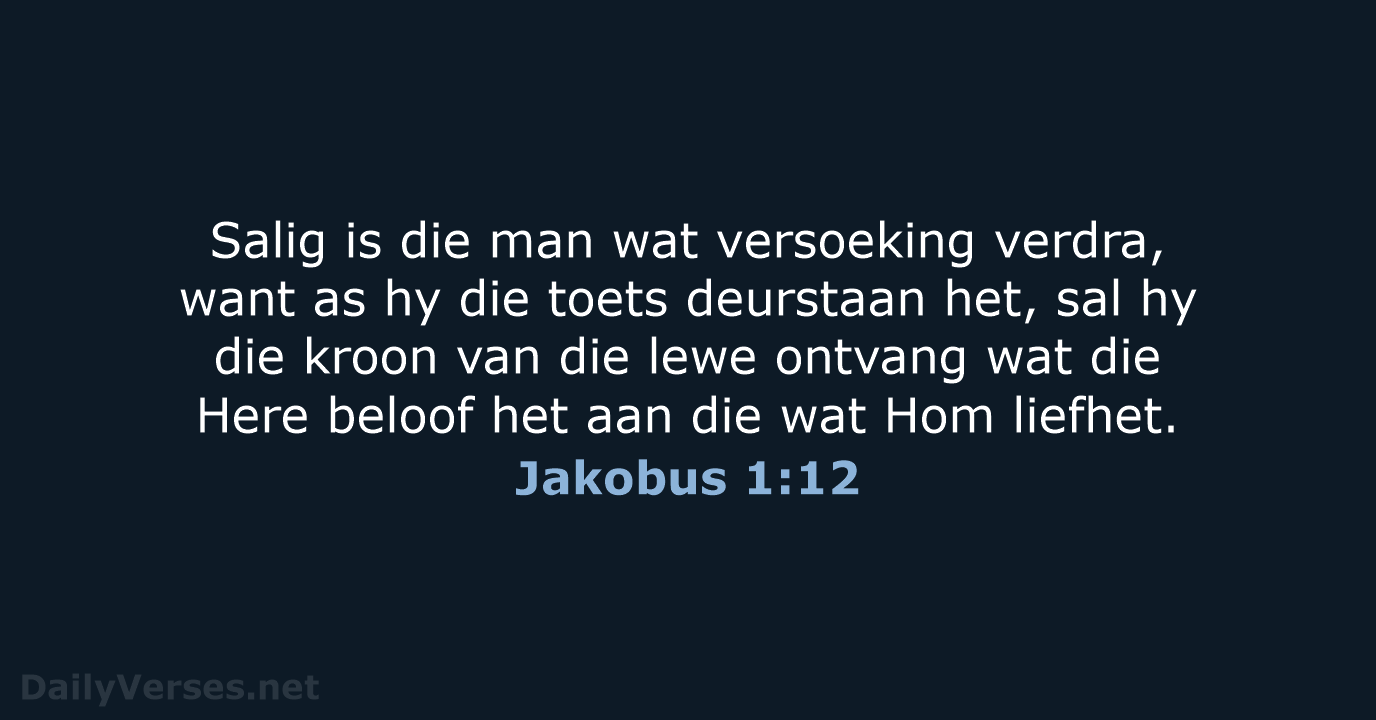 Jakobus 1:12 - AFR53