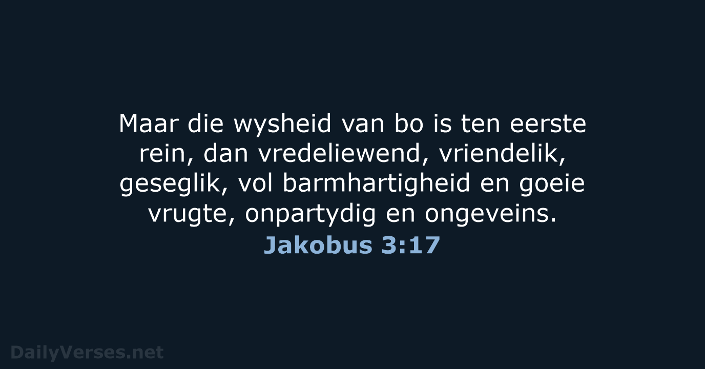 Jakobus 3:17 - AFR53