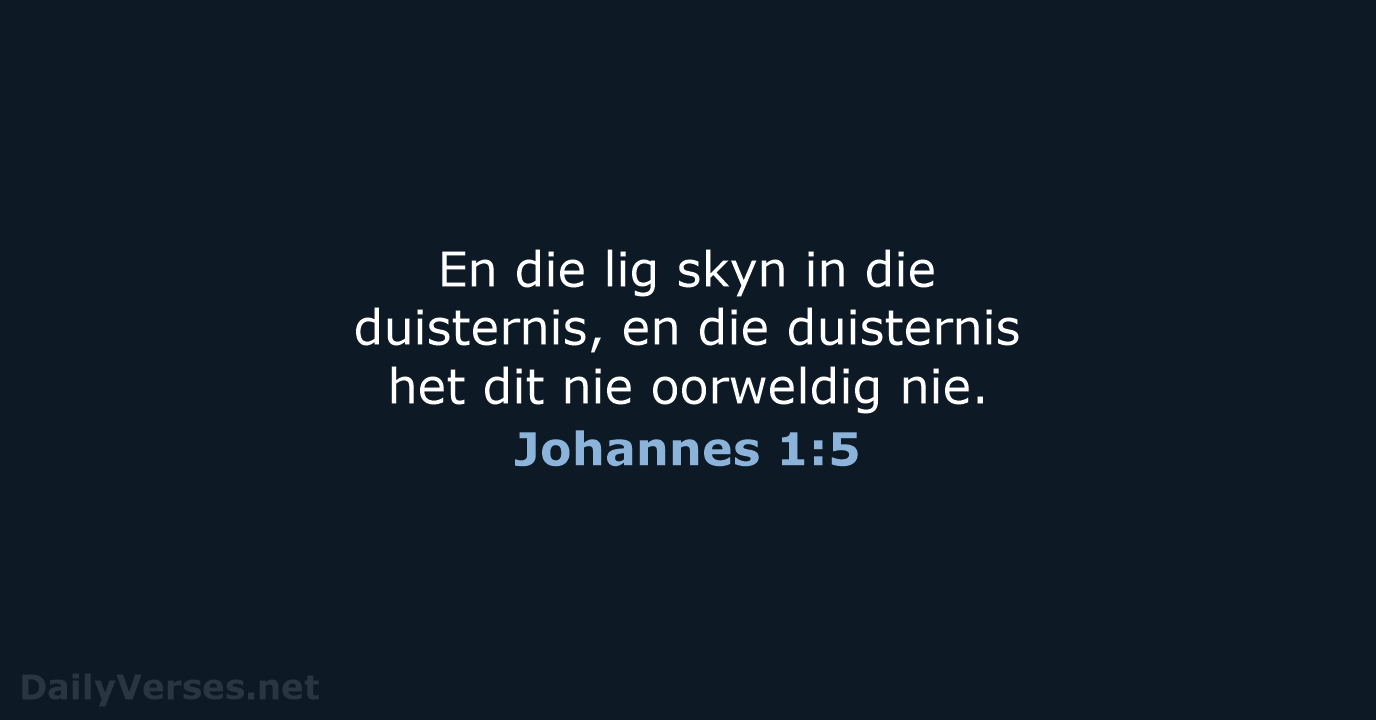 Johannes 1:5 - AFR53