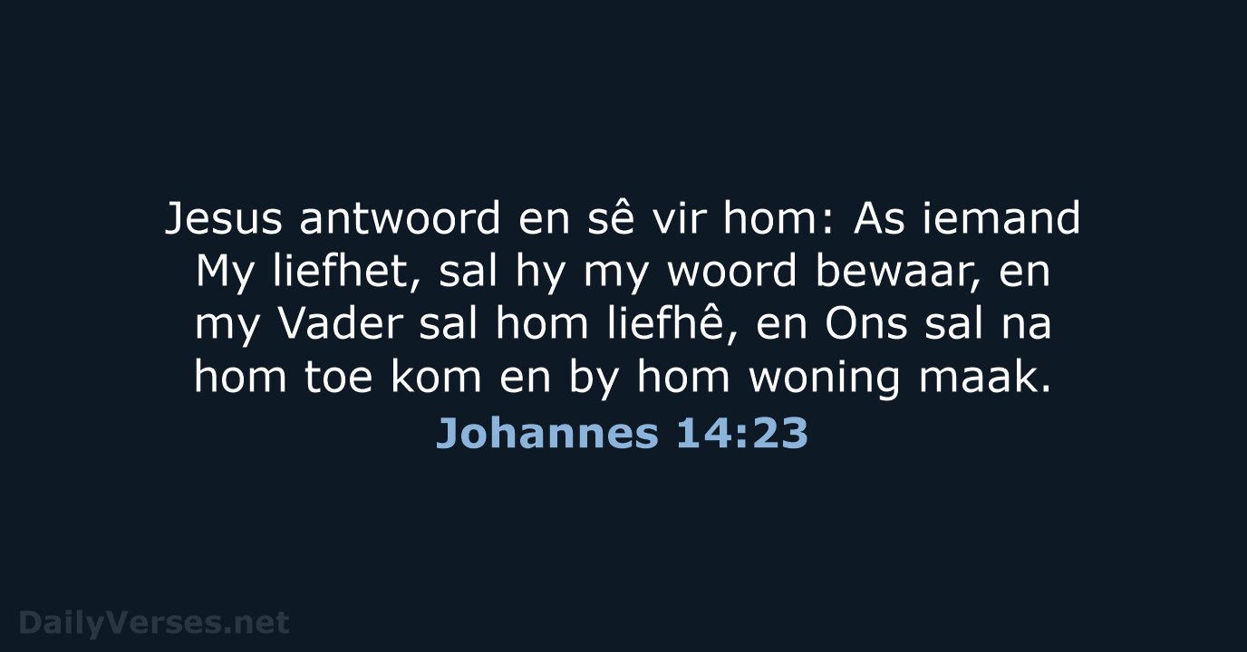 Johannes 14:23 - AFR53