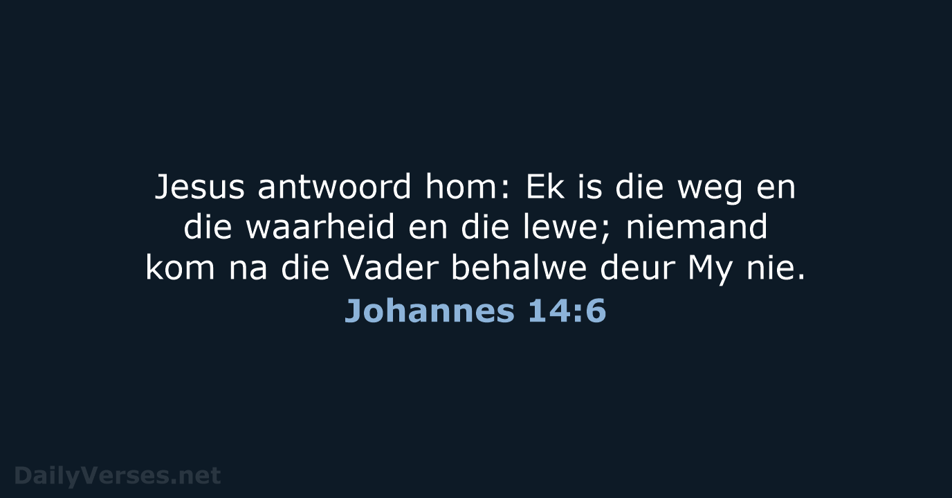 Johannes 14:6 - AFR53