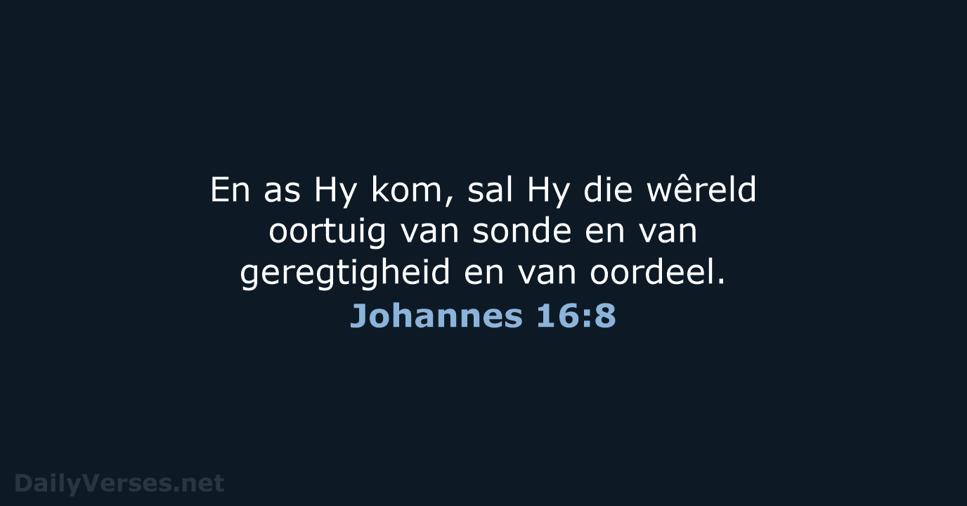 Johannes 16:8 - AFR53