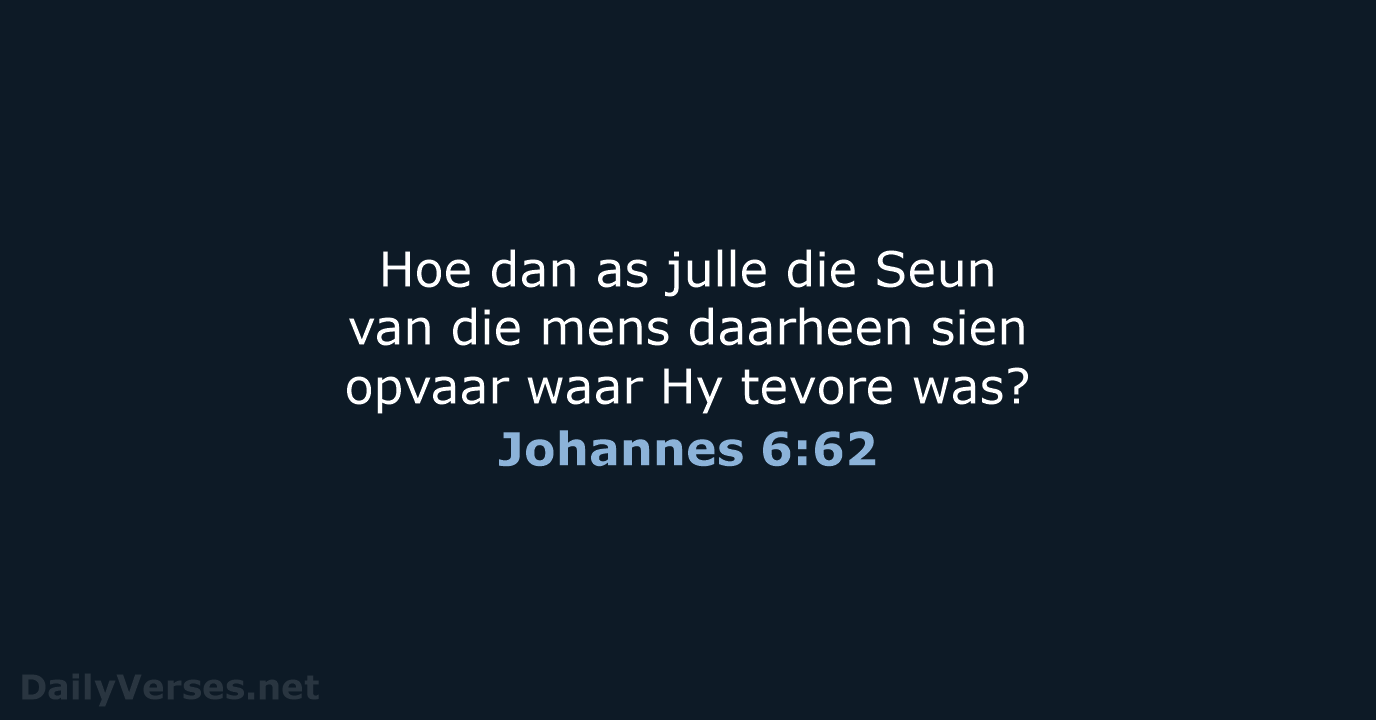 Johannes 6:62 - AFR53