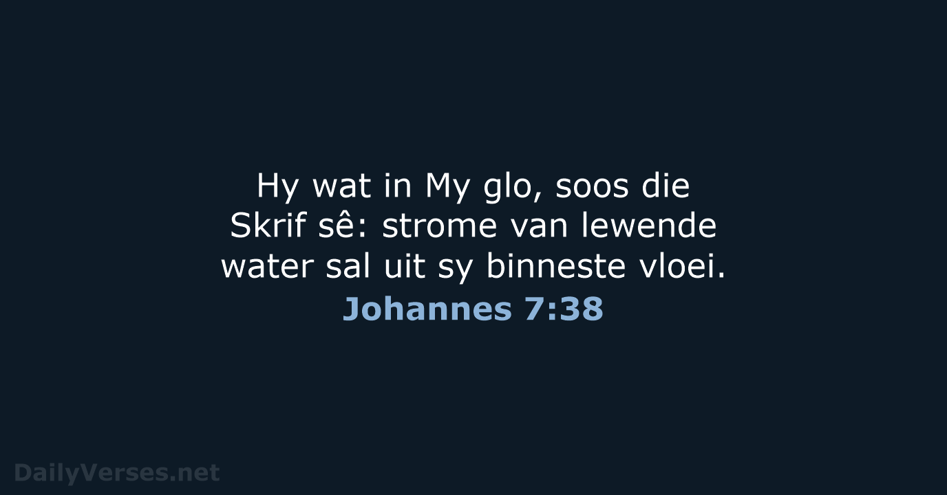 Johannes 7:38 - AFR53
