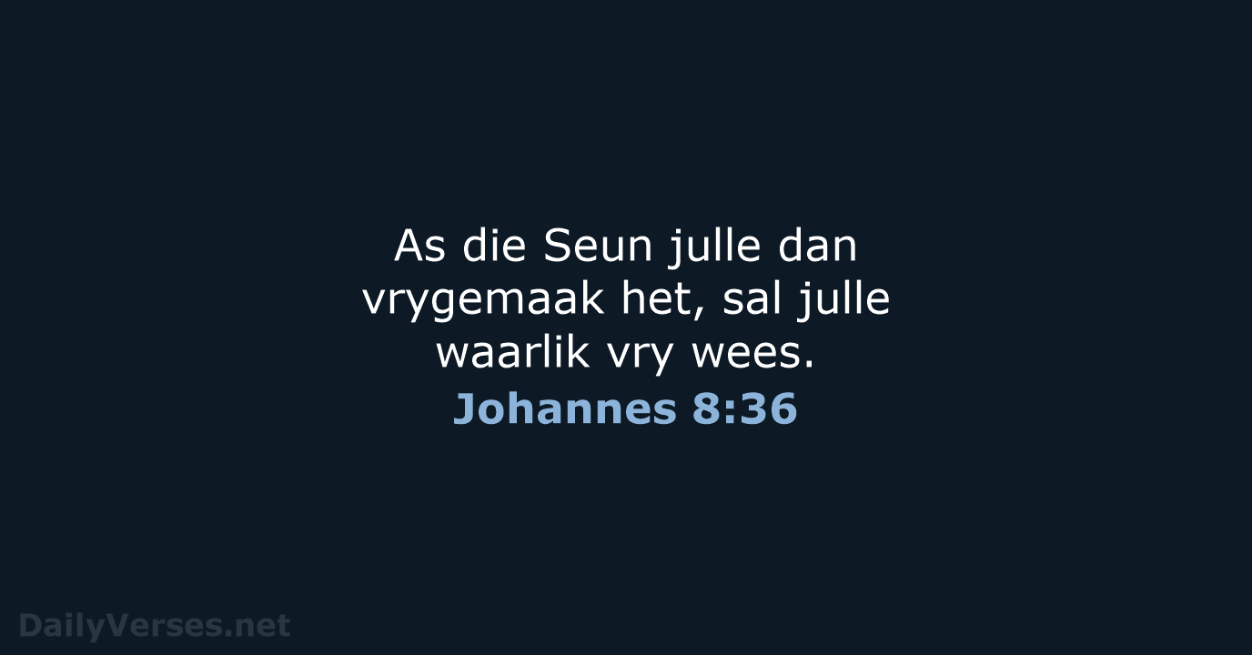 Johannes 8:36 - AFR53