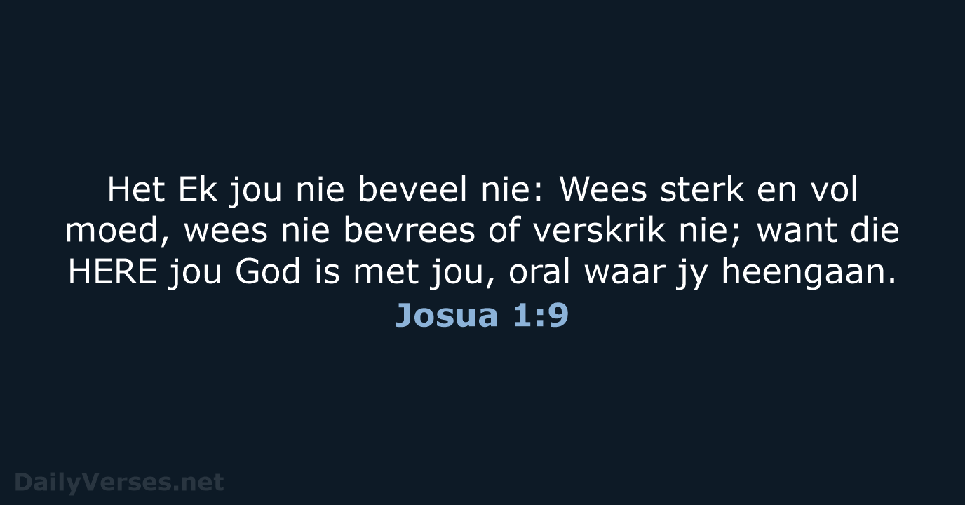 Josua 1:9 - AFR53