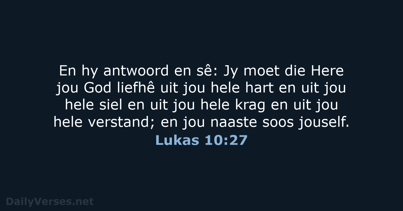 Lukas 10:27 - AFR53