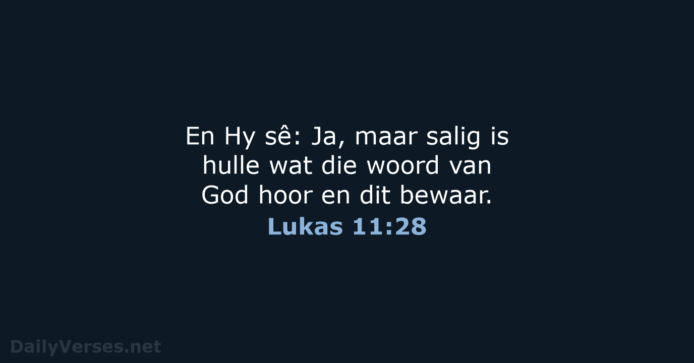 Lukas 11:28 - AFR53