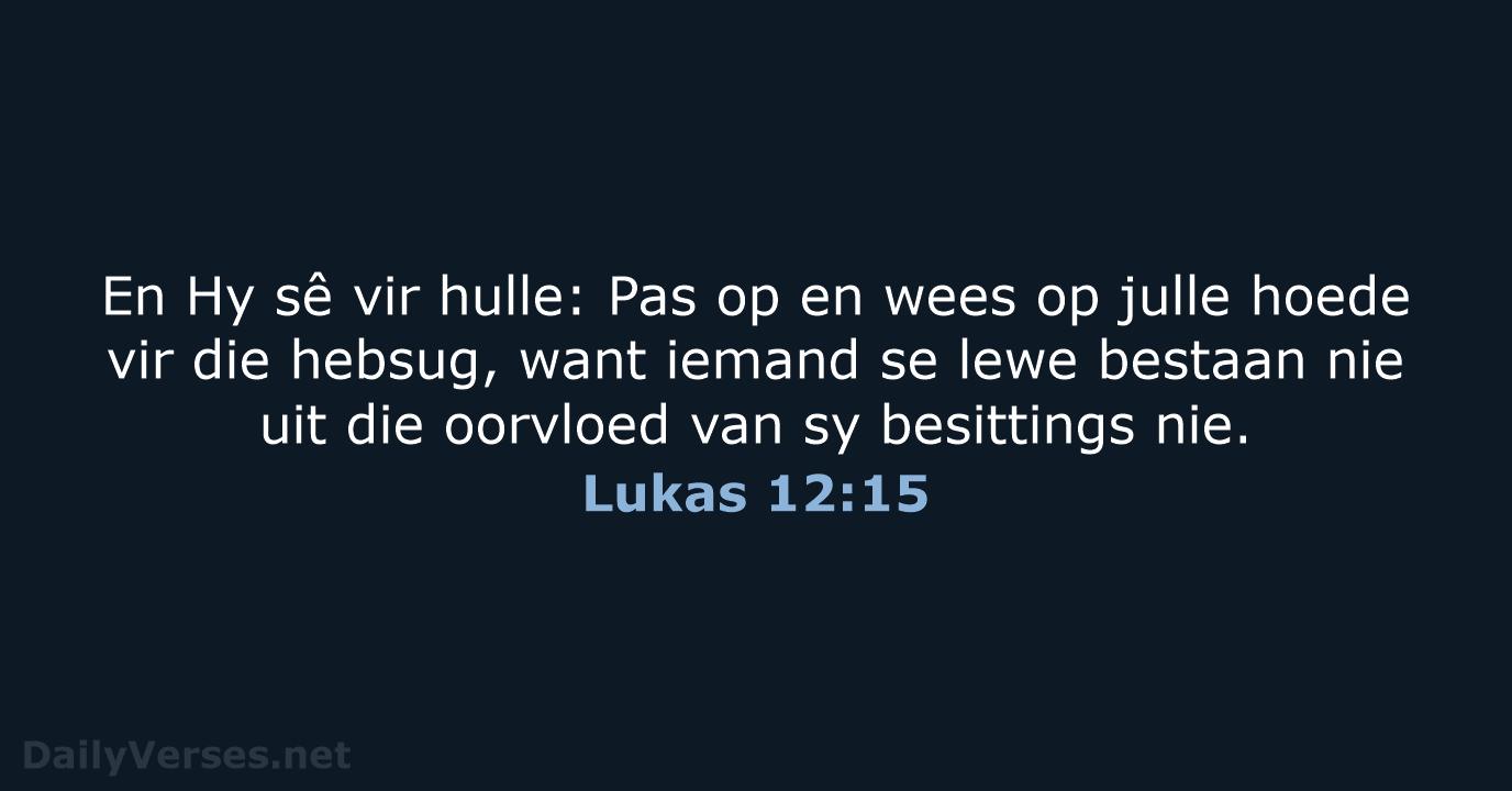 Lukas 12:15 - AFR53