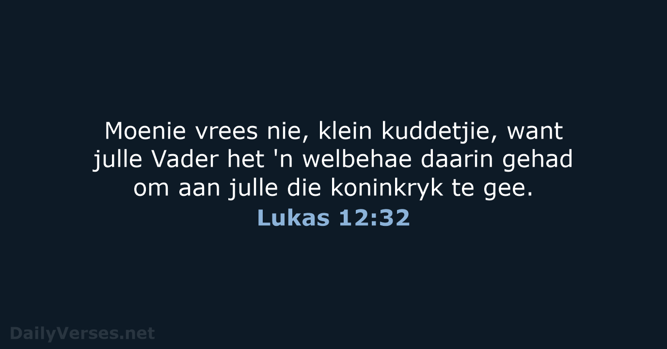 Lukas 12:32 - AFR53