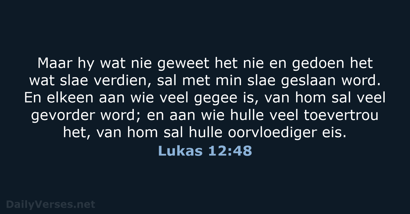 Lukas 12:48 - AFR53