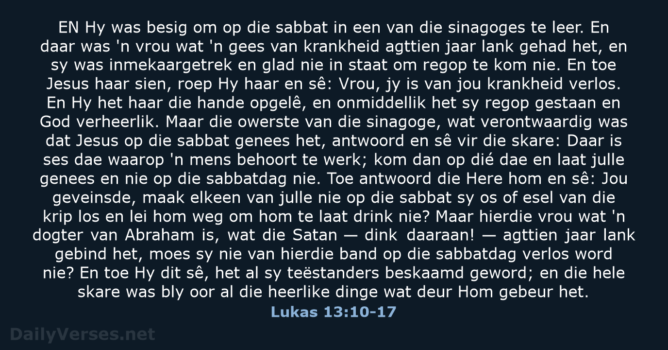 Lukas 13:10-17 - AFR53