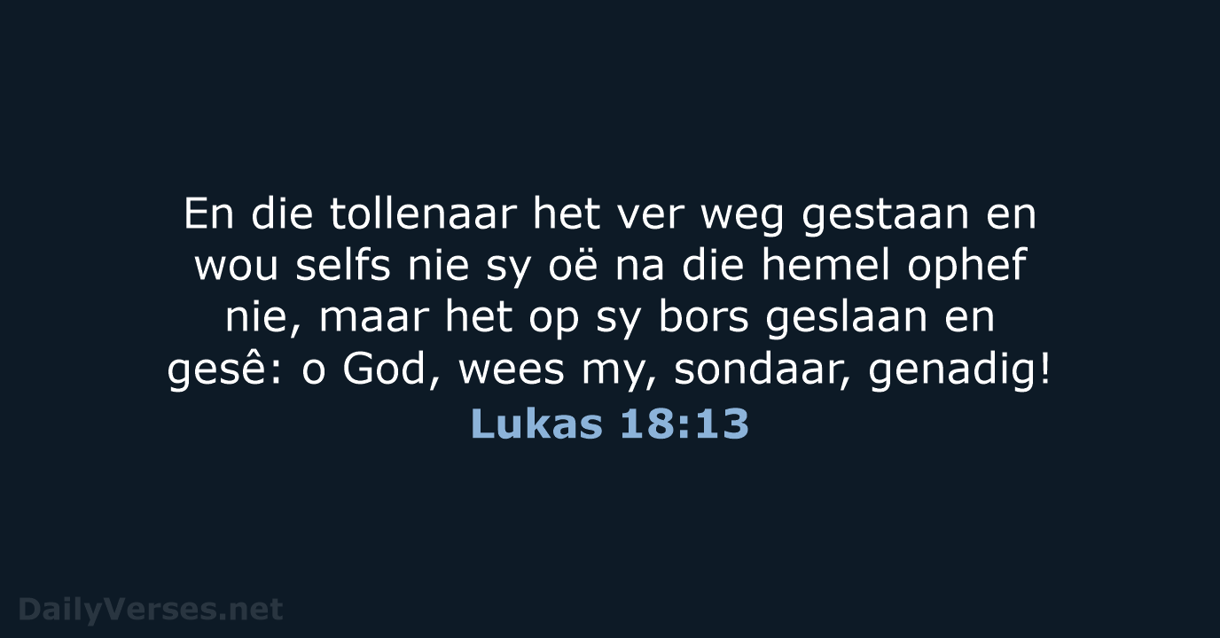 Lukas 18:13 - AFR53