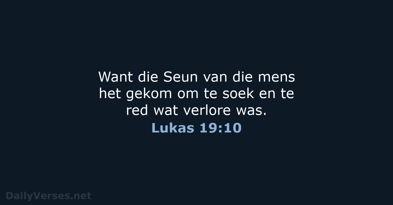 Lukas 19:10 - AFR53