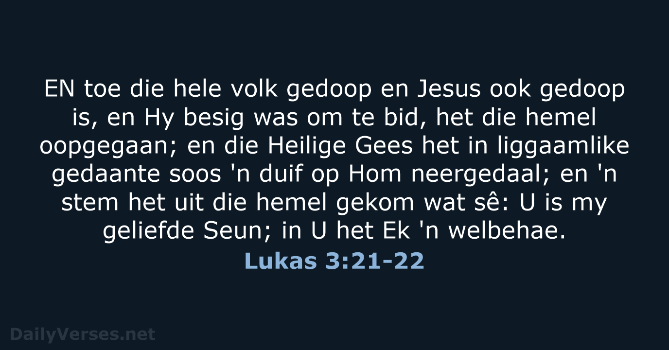 Lukas 3:21-22 - AFR53