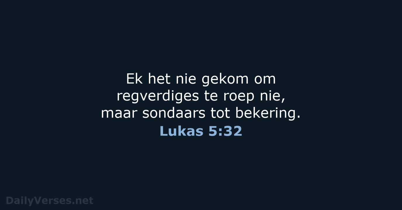 Lukas 5:32 - AFR53