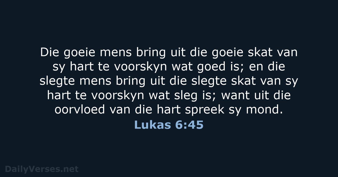 Lukas 6:45 - AFR53