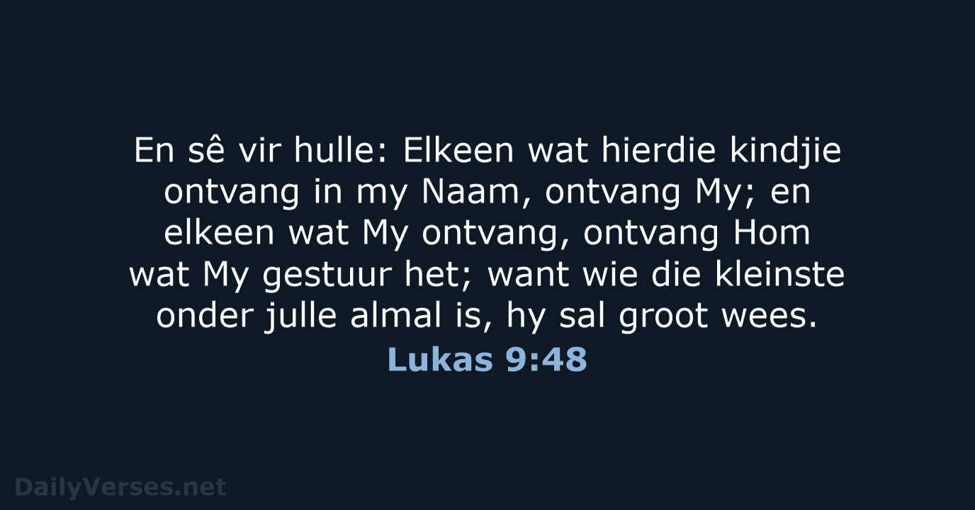 Lukas 9:48 - AFR53
