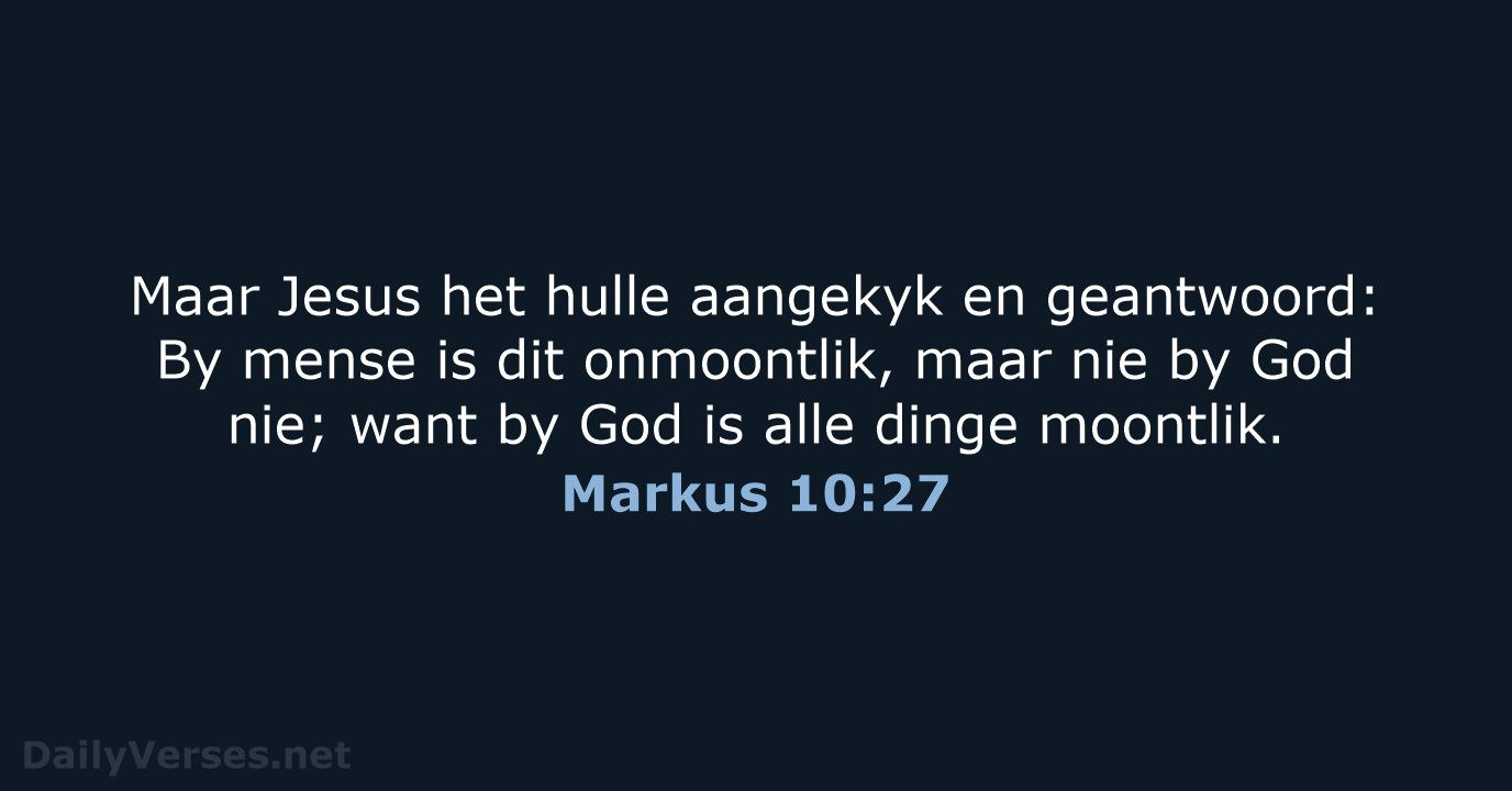 Markus 10:27 - AFR53