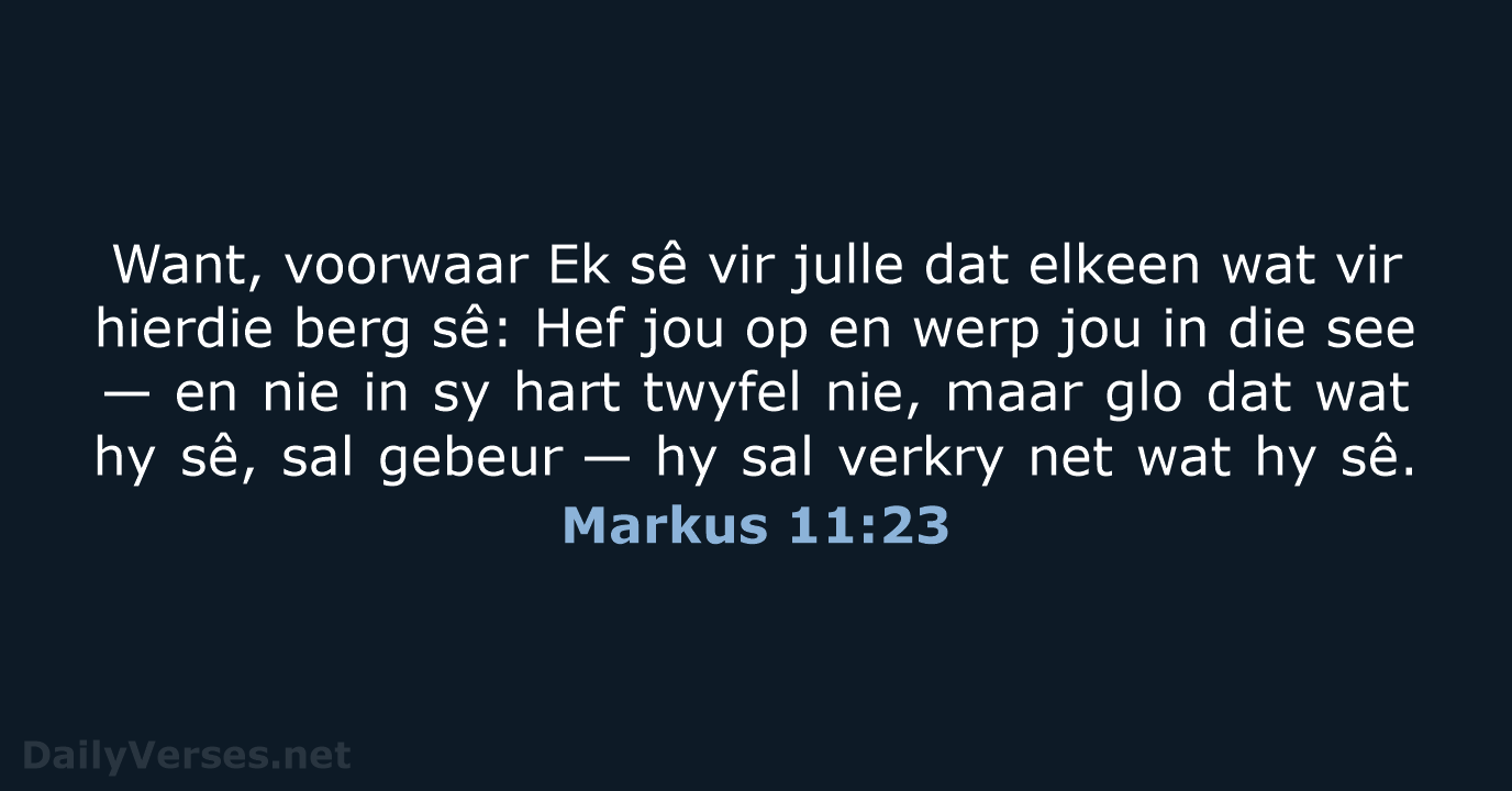 Markus 11:23 - AFR53