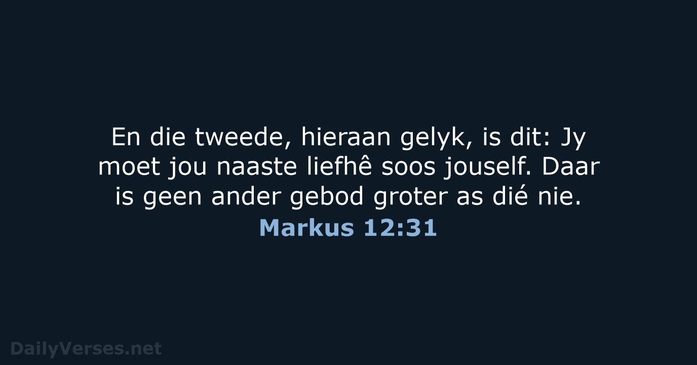 Markus 12:31 - AFR53