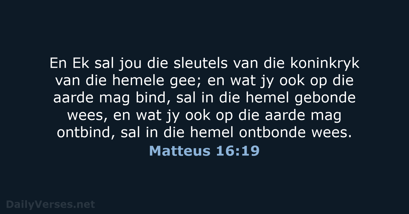 Matteus 16:19 - AFR53