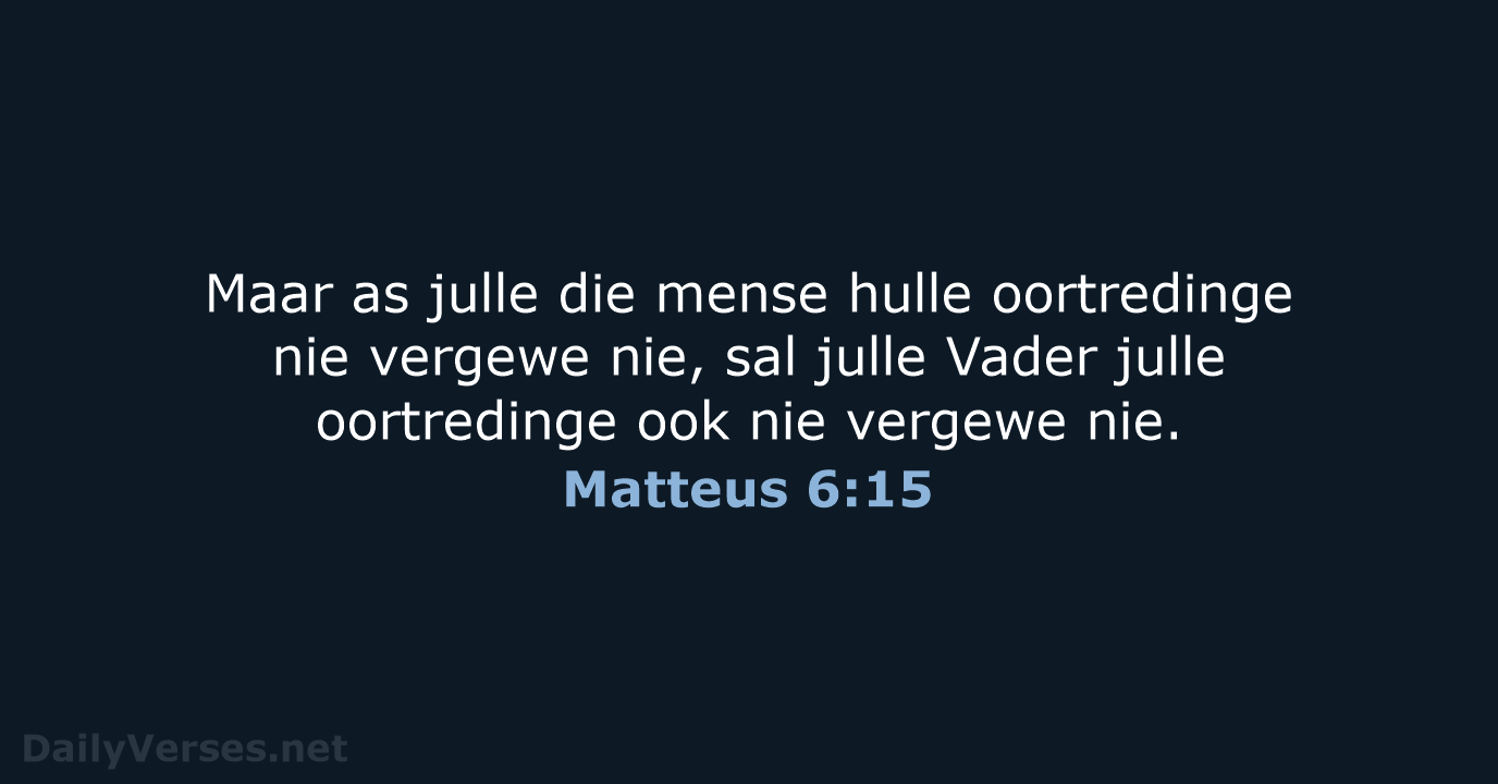 Matteus 6:15 - AFR53