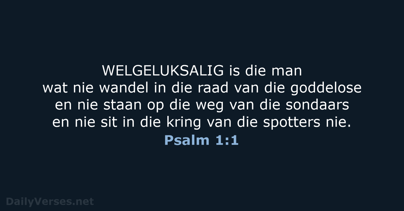 Psalm 1:1 - AFR53