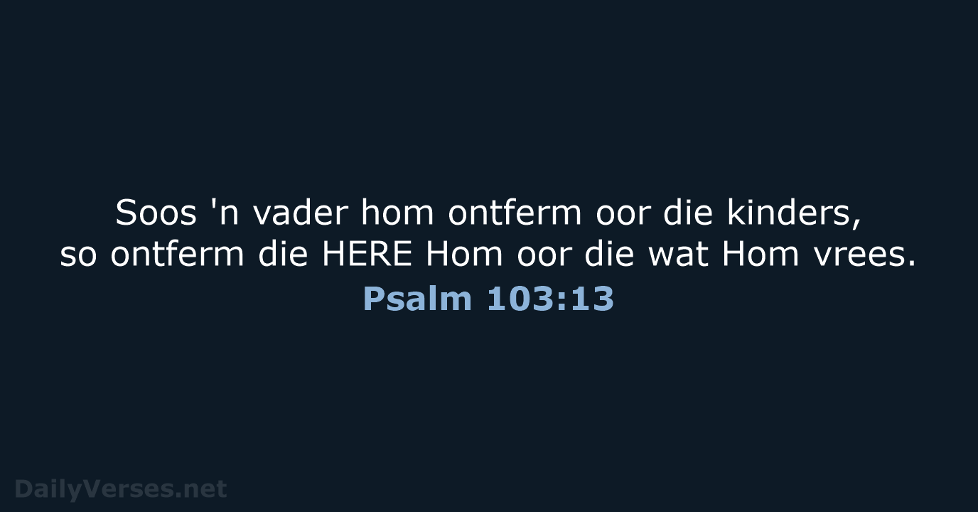 Psalm 103:13 - AFR53