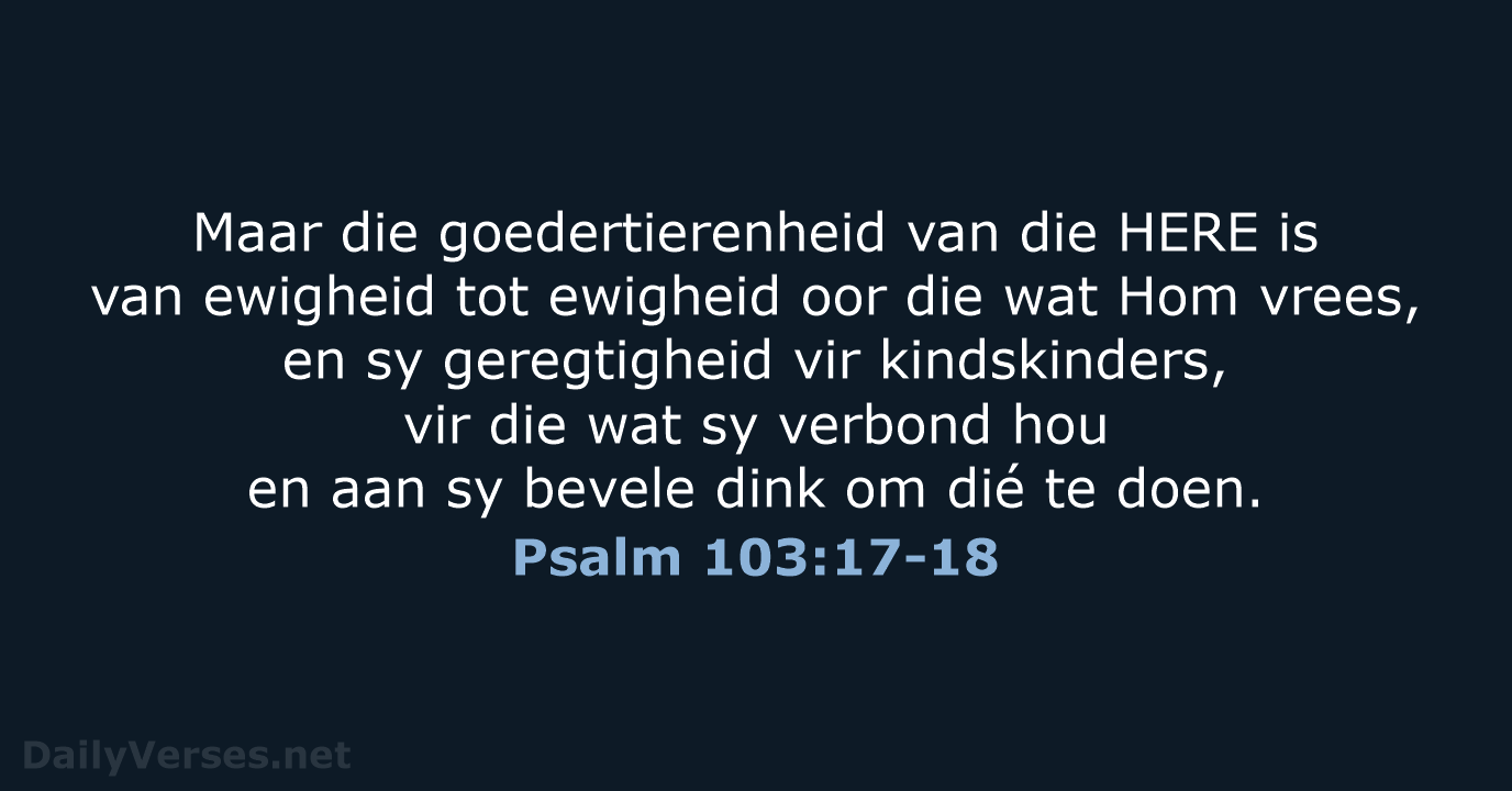 Psalm 103:17-18 - AFR53