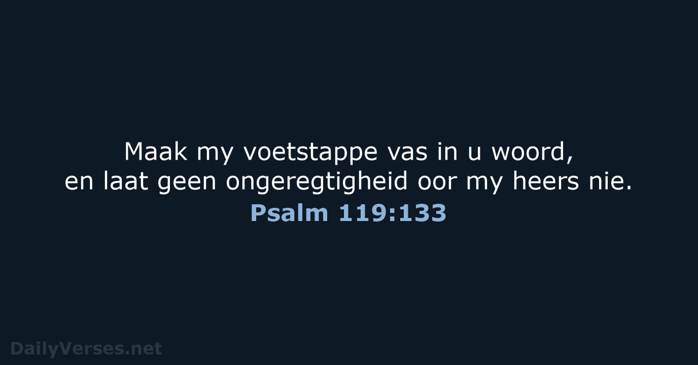 Psalm 119:133 - AFR53