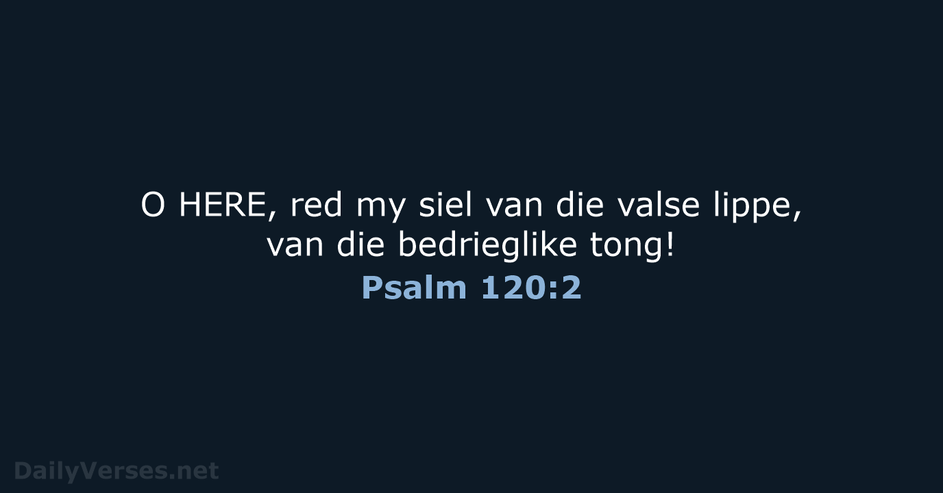 Psalm 120:2 - AFR53