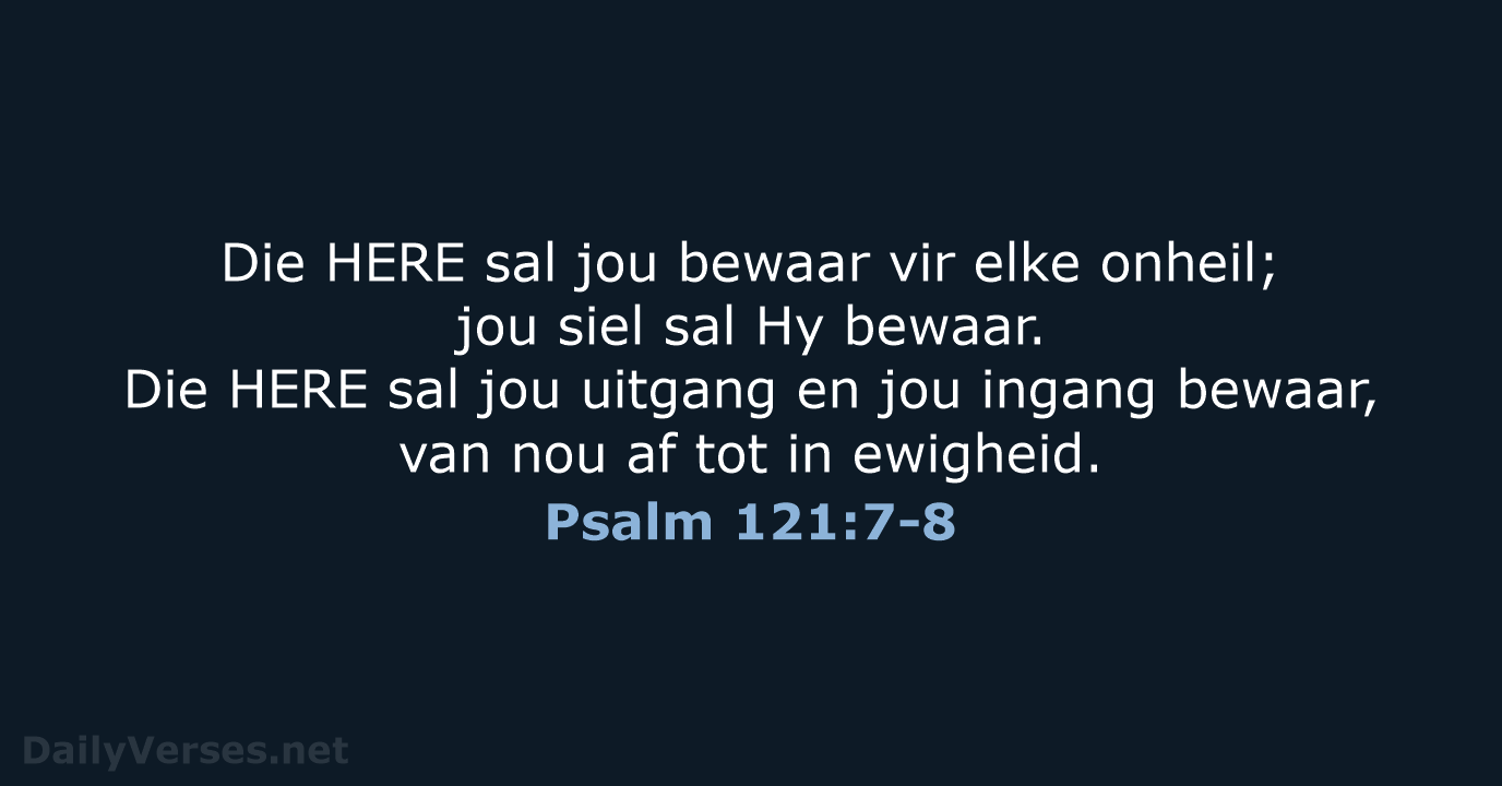 Psalm 121:7-8 - AFR53