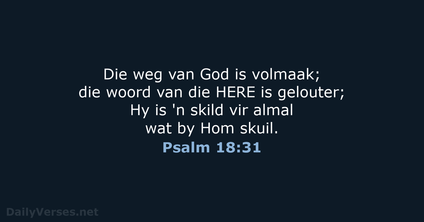 Psalm 18:31 - AFR53