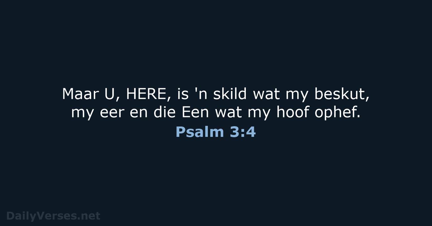 Psalm 3:4 - AFR53