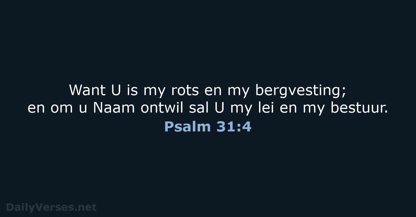 Psalm 31:4 - AFR53