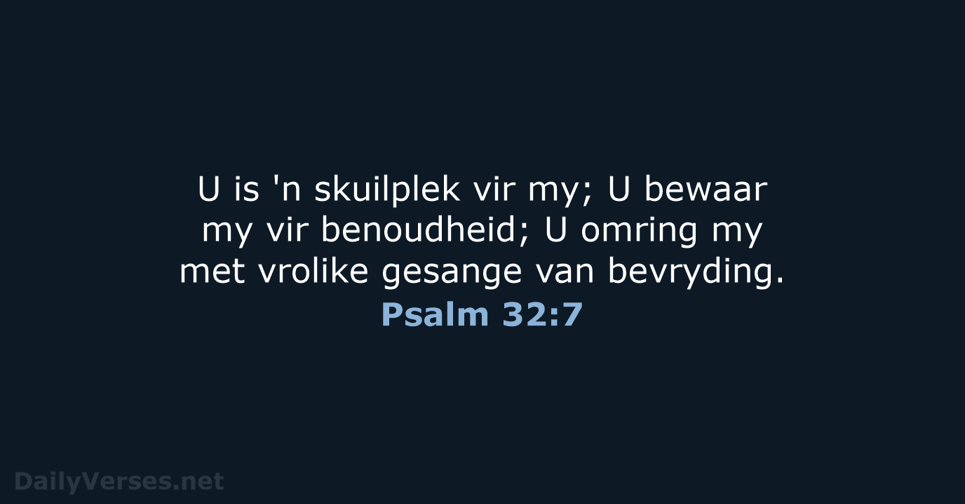Psalm 32:7 - AFR53
